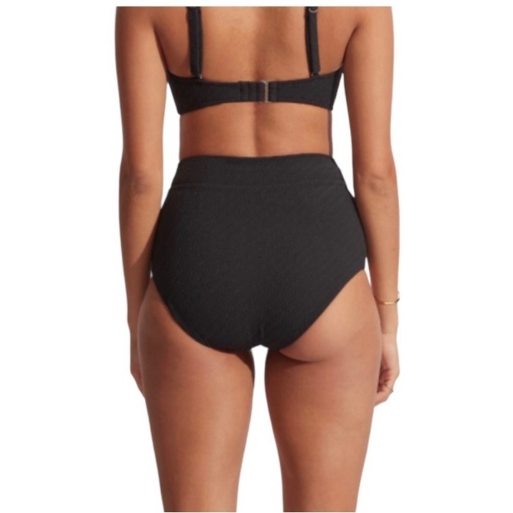 $226 Seafolly Willow Bikini Set Underwire Top & High Rise Full Coverage Bottom - Picture 3 of 11
